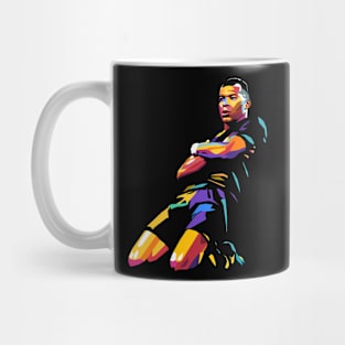 Football Player Pop Art Mug